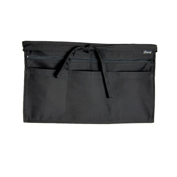 Dennys Zip Pocket Midjeklänning En Storlek Svart Black One Size