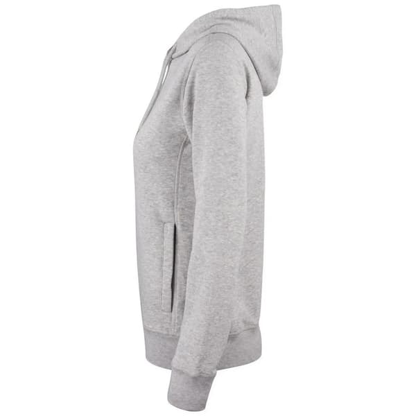 Clique Dam/Dam Premium Ekologisk Bomull Pullover Hoodie S G Grey Melange S