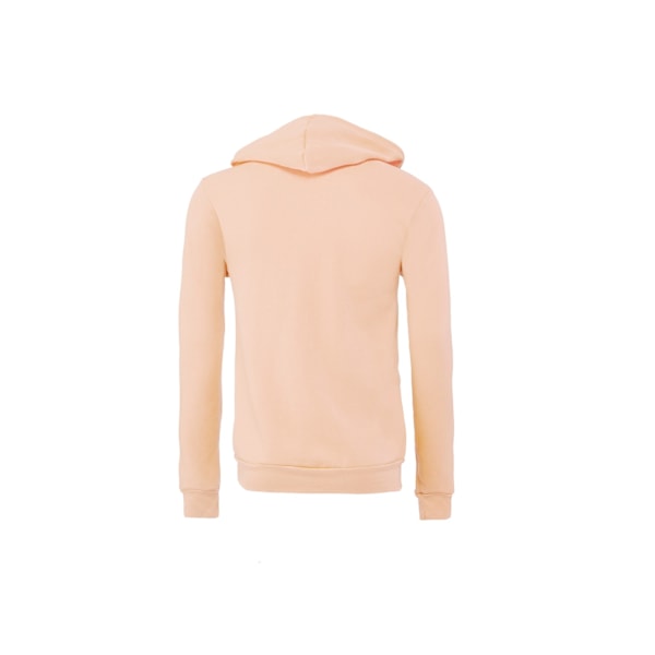 Bella + Canvas Unisex Vuxen Fleece Full Zip Hoodie XS Peach Peach XS