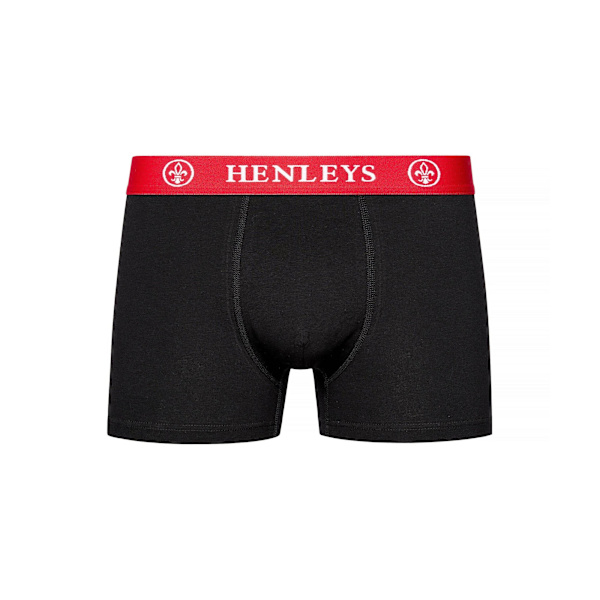 Henleys Mens Primas Boxershorts (5-pack) L Svart Black L