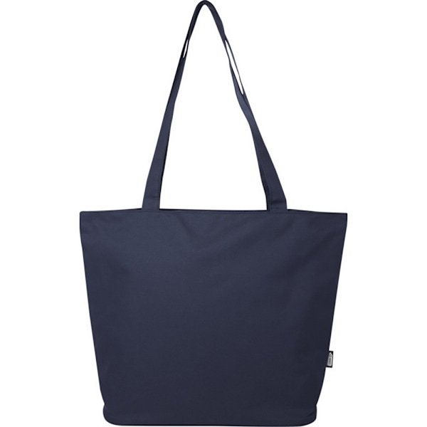 Panama Recycled Zipped 20L Tote Bag One Size Navy Navy One Size