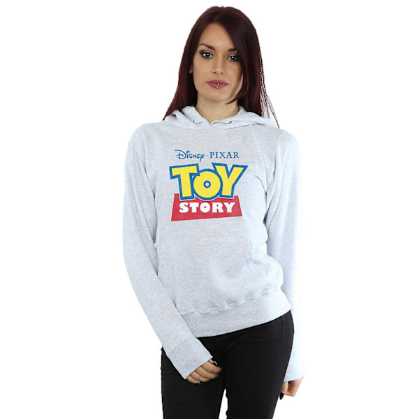 Toy Story Damtröja med logotyp för kvinnor/damer, Heather Hoodie XXL Grå Grey XXL