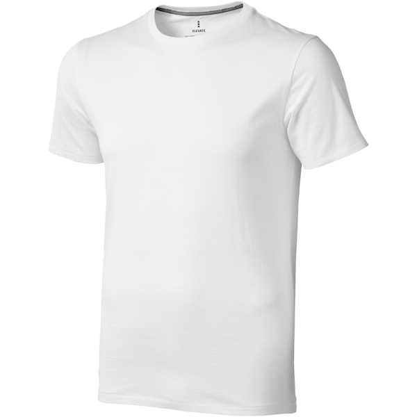 Elevate Nanaimo T-shirt med kort ärm för män, L, vit White L