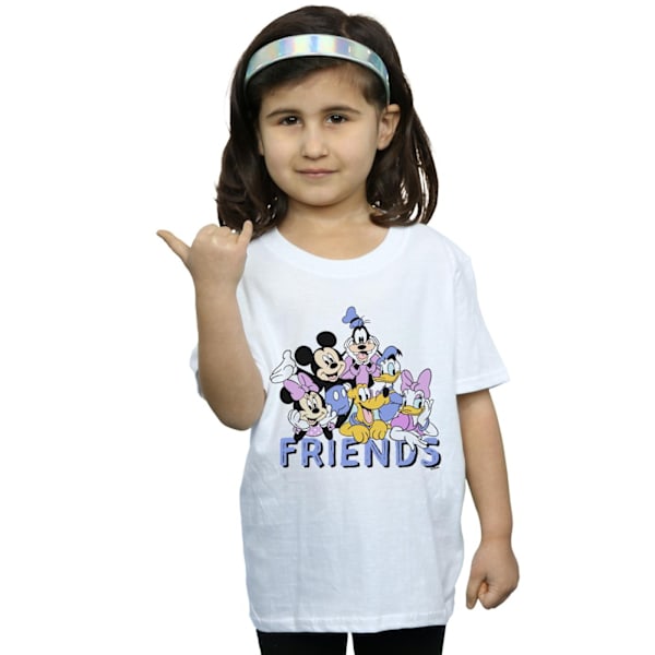 Disney Girls Classic Friends Bomull T-shirt 12-13 År Vit White 12-13 Years