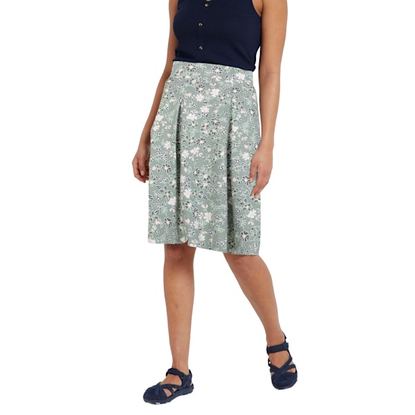Mountain Warehouse Dam/Damer Waterfront Spotted Midi Kjole Pale Green 20 UK