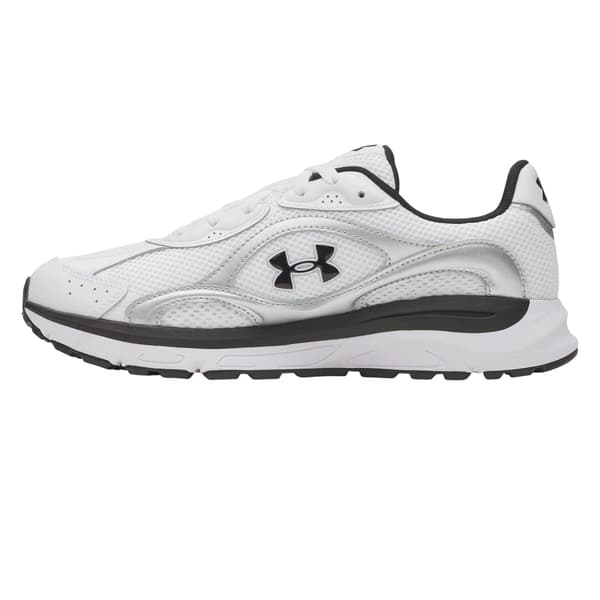 Under Armour Herr Tech Athletic Lädersneakers 7 UK Vit/Silver White/Silver/Black 7 UK