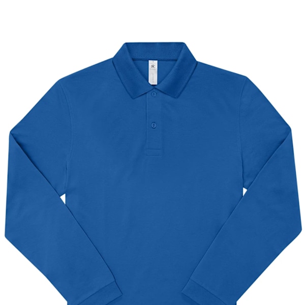 B&C Herr My Long-Sleeved Polo Shirt XL Royal Blue Royal Blue XL