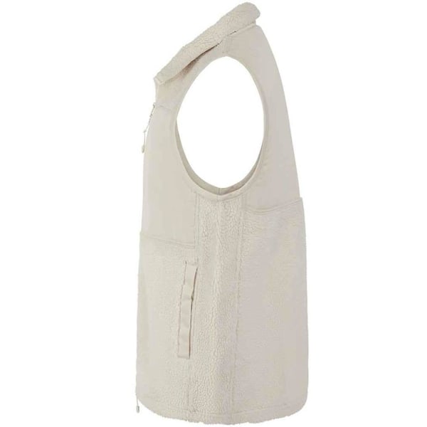 Front Row Unisex Vuxen Sherpa Återvunnen Väst M Natur Natural M