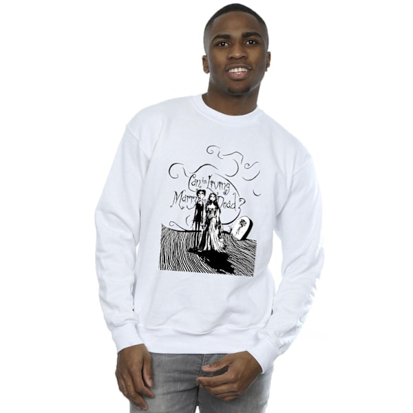 Corpse Bride Herr Marry The Dead Sweatshirt L Vit White L