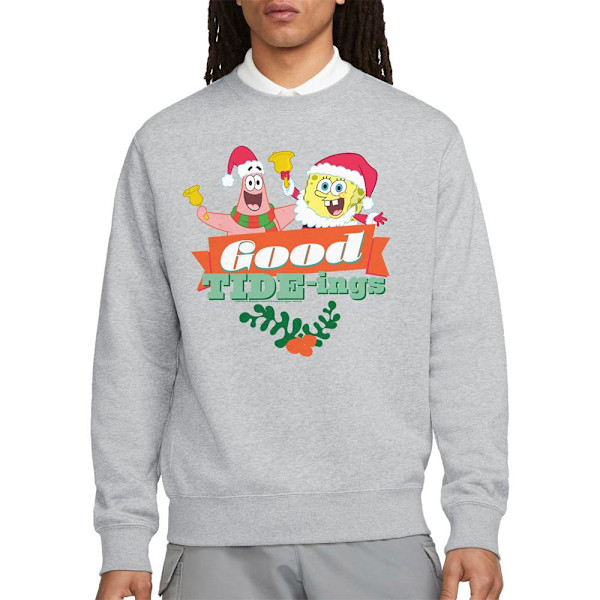 SvampBob Fyrkant Unisex Vuxen Good Tide-ings Patrick Stjärna Sport Heather S