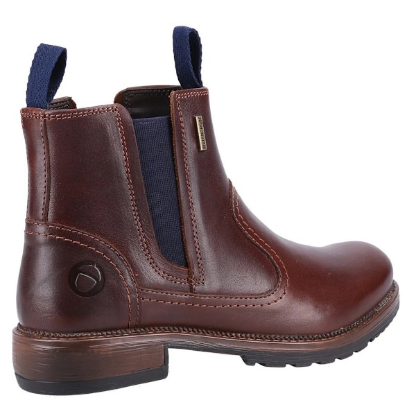 Cotswold Dam/Dam Laverton Slip On Läder Ankel Boot 5 UK Brown/Navy 5 UK