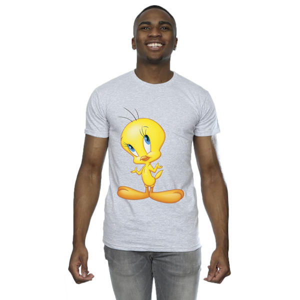 Looney Tunes Tweety stående T-shirt L Sports Grey Sports Grey L