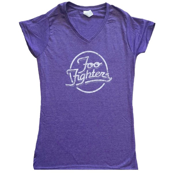 Foo Fighters Unisex Adult Ex-Tour Logotyp T-shirt M Lila Purple M