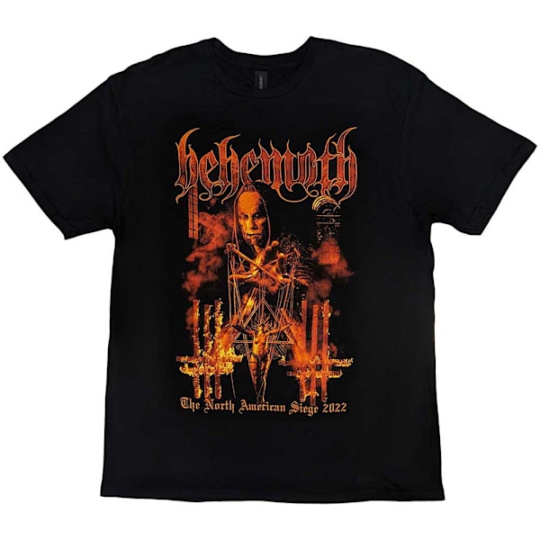 Behemoth Unisex Vuxen Nordamerikansk Turné 22 Puppet Master Rygg Black M