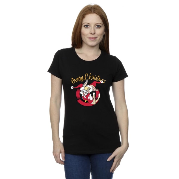 Looney Tunes Dam/Damer Lola God Jul Bomull T-shirt Black M