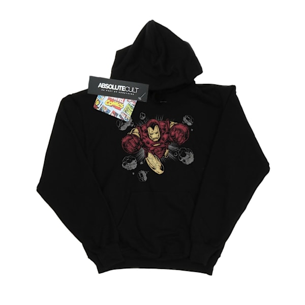 Marvel Herr Iron Man Rocks Hoodie M Svart Black M