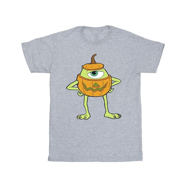 Monsters Inc Herr Mike Pumpa Halloween T-shirt L Sportgrå Sports Grey L