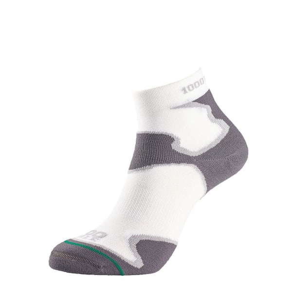 1000 Mile Mens Fusion Socks M Vit/Grå White/Grey M