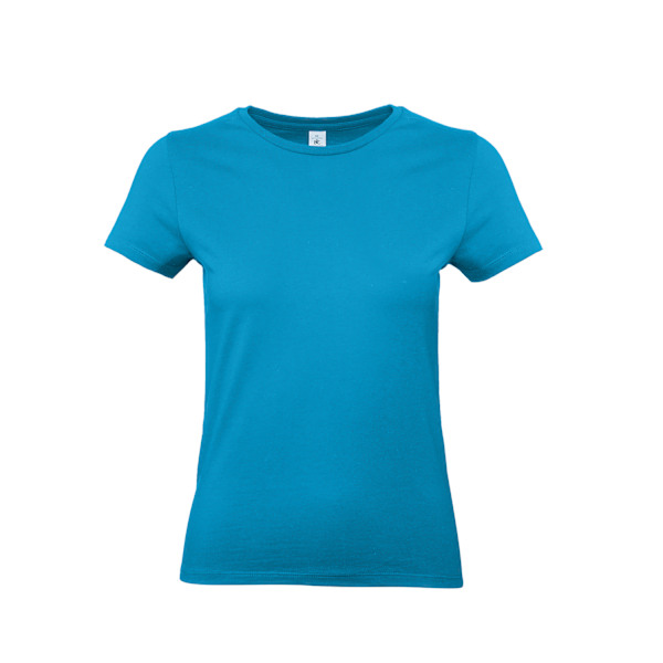 B&C Dam/Kvinna E190 T-shirt L Atoll Blå Atoll Blue L