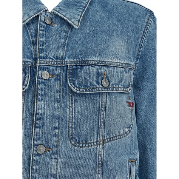 Diesel Herr Barcy Jeansjacka S Blå Denim Blue Denim S