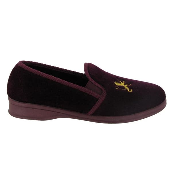 Mirak Warminster/Frank Slip-On Slipper / Herrtofflor / Klassiska tofflor Wine 7 UK