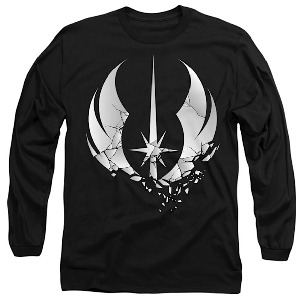Star Wars Unisex Vuxen Jedi Obi Wan Kenobi Shattered T-Shirt S Black S
