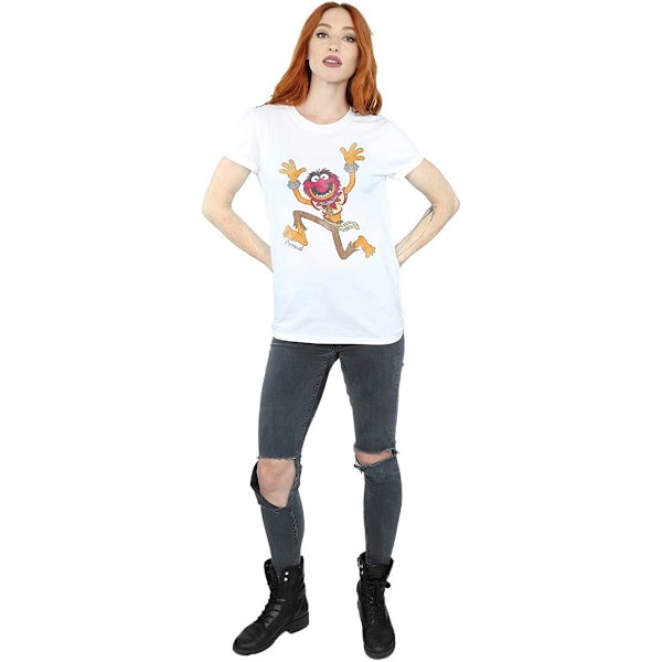 The Muppets Dam/Damer Classic Animal Bomull Boyfriend T-Shi White XL