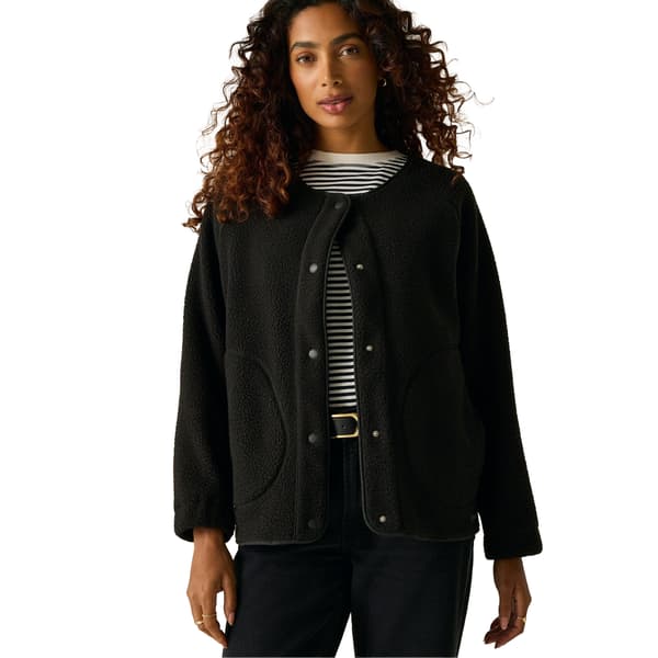 Regatta Dam/Dam Lea Borg Snap-Front Fleece 20 UK Svart Black 20 UK