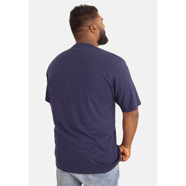 Duke Herr T-shirt med rund hals, storlek 5XL, marinblå Navy 5XL