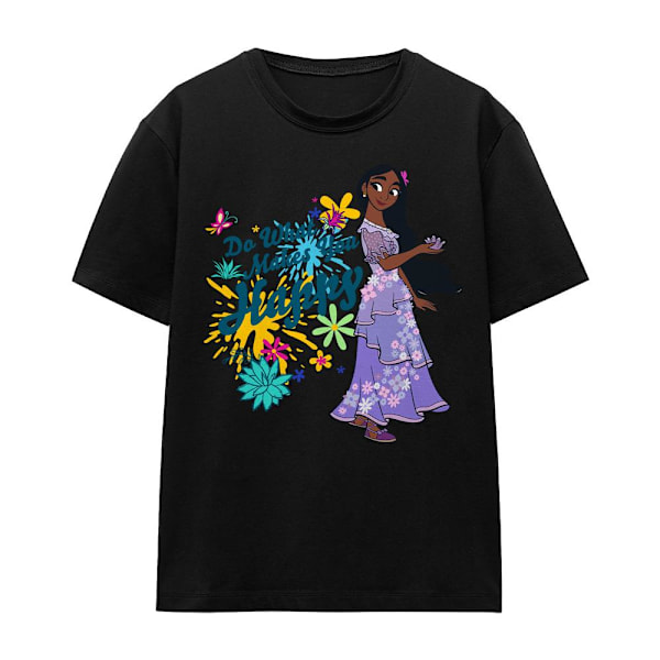 Encanto Unisex Vuxen Gör Det Som Gör Dig Glad Isabela T-Shirt XL Black XL