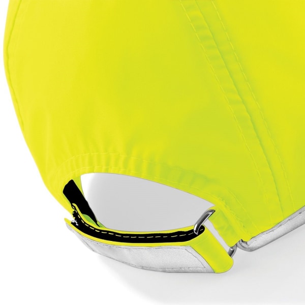 Beechfield Enhanced-viz / Hi Vis cap / huvudbonader (förp Fluorescent Yellow One Size