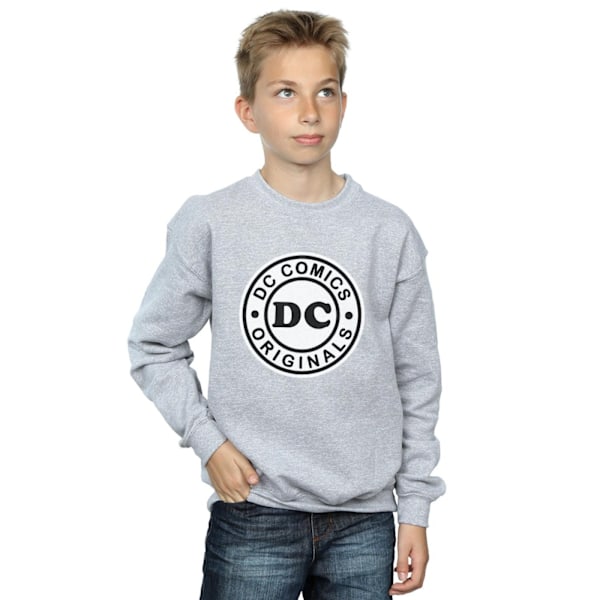 DC Comics Boys DC Originals Logo Sweatshirt 9-11 år Sports G Sports Grey 9-11 Years