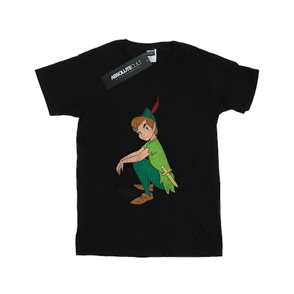 Peter Pan Girls Classic Bomull T-shirt 5-6 År Svart Black 5-6 Years
