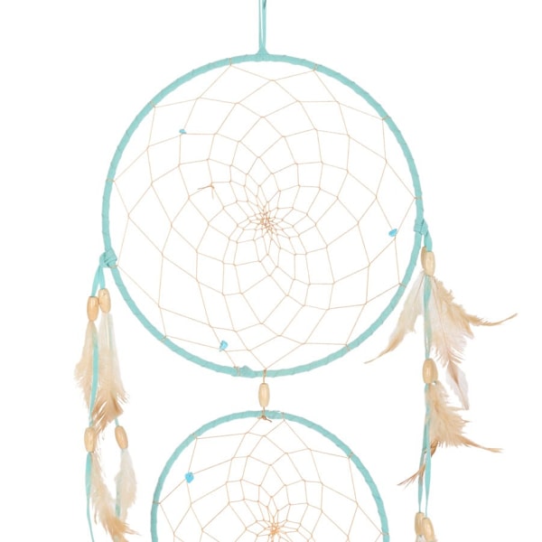 Something Different Feather Triple Dreamcatcher One Size Light Light Blue One Size