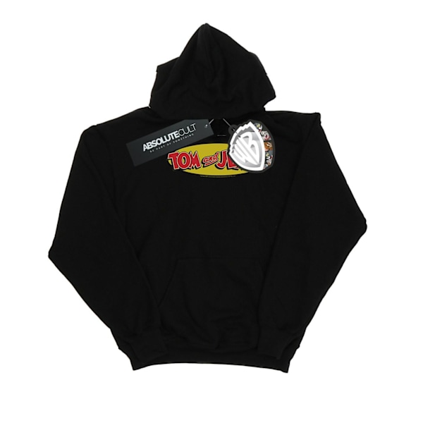 Tom And Jerry Herr Inline Logo Hoodie L Svart Black L