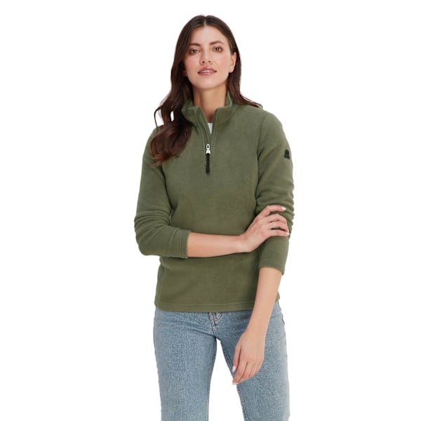 TOG24 Dam/Kvinna Revive Kvart Zip Fleece Topp 8 UK Ljus Khaki Light Khaki 8 UK