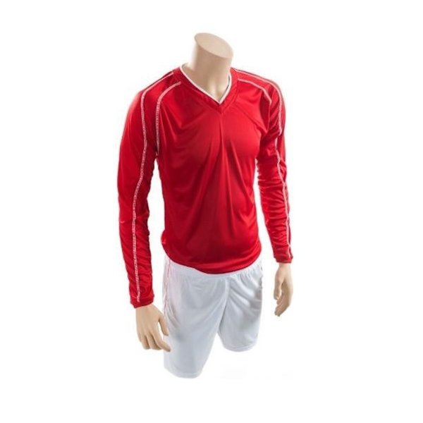 Precision Unisex Marseille T-shirt och shorts set XXL Röd/Vit Red/White XXL