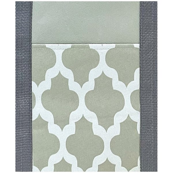 Hem & Living 28L Marockansk kylväska One Size Grå Grey One Size