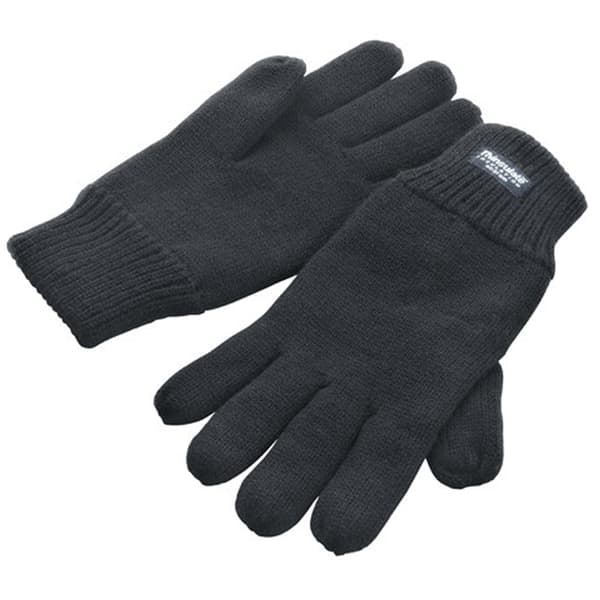 Result Winter Essentials Unisex Vuxenfodrade Thinsulate Vinterhandskar Black S-M