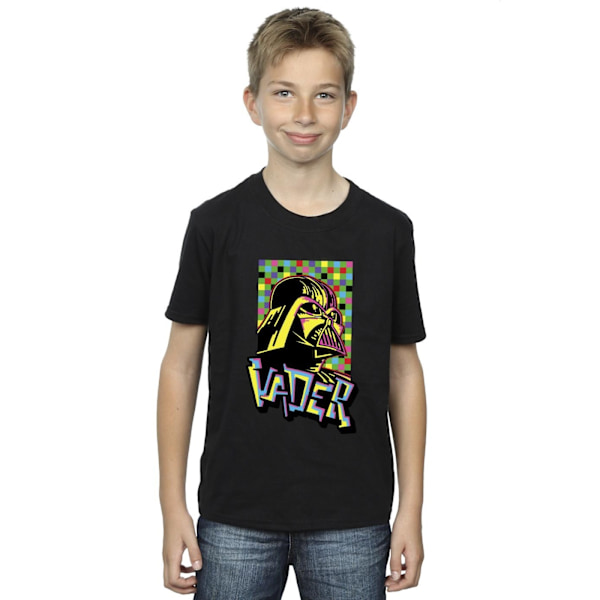 Star Wars Boys Vader Graffiti Pop Art T-shirt 12-13 år Svart Black 12-13 Years