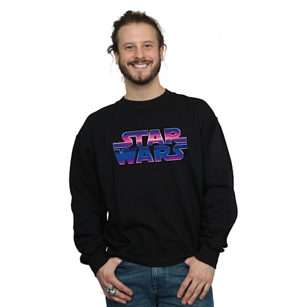 Star Wars Neon Logo Sweatshirt XL Svart Black XL
