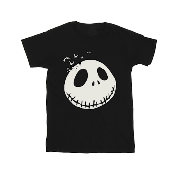 The Nightmare Before Christmas Herrarnas Jack Skellington Ansikte Bomulls-T-shirt Black 5XL