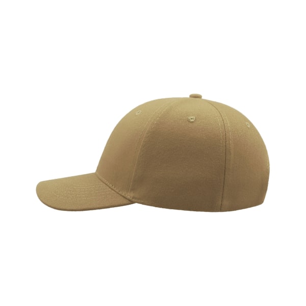 Atlantis Liberty Six Borstad Bomull 6 Panel Cap One Size Khaki Khaki One Size
