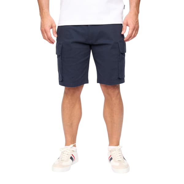 Bewley & Ritch Seaford Cargo Shorts för män 30R Marinblå Navy 30R