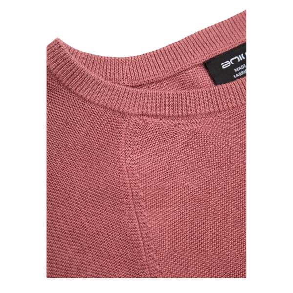 Animal Dam/Dam Texturerad Bomullströja XL Rosa Pink XL
