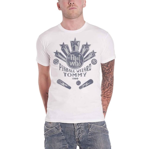 The Who Unisex Vuxen Pinball Wizard Flippers Bomull T-shirt XL White XL