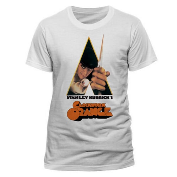 Clockwork Orange Herr Stanley Kubrick Poster T-shirt M Vit White M