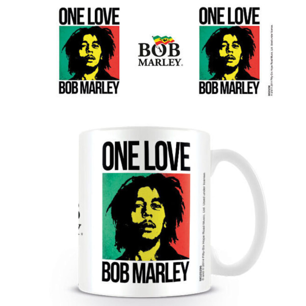 Bob Marley One Love Mugg One Size Flerfärgad Multicoloured One Size