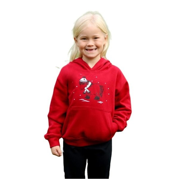 British Country Collection Barn Hoodie för barn/barn 3-4 år Red 3-4 Years