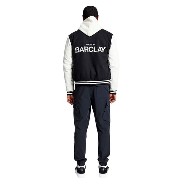 Madison Barclay Herr Lincoln Lös Passform Varsityjacka S Svart Black S